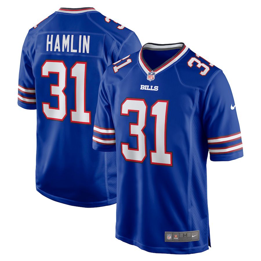 Men Buffalo Bills #31 Damar Hamlin Nike Royal Game Player NFL Jersey